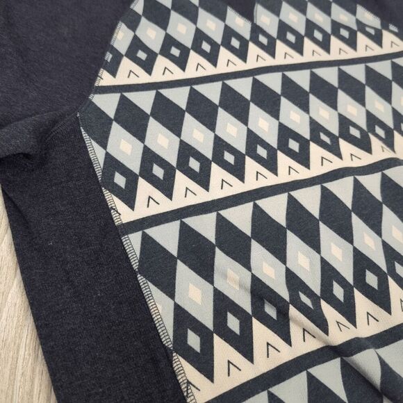 Vintage Y2K Levi’s Men’s Medium Blue Grey Pullover Sweater Argyle Print - Picture 7 of 8